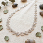 S shaped spiral necklace similar to the one worn by Alice Roerts