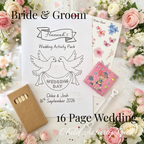Child Wedding Activity Pack - Age 3 to 9 - Bride & Groom - Medium Pack