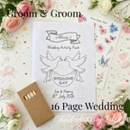 Child Wedding Activity Pack - Age 3 to 9 - Groom & Groom