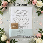 Child Wedding Activity Pack - Age 3 to 9 - Groom & Groom