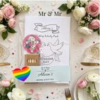 Child Wedding Activity Pack - Age 3 to 9 - Groom & Groom - Medium Pack
