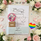 Child Wedding Activity Pack - Age 3 to 9 - Groom & Groom - Medium Pack