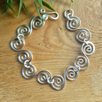 Large statement Celtic spiral bracelet