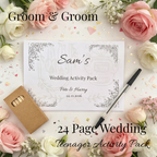 Teen Wedding Activity Pack - Age 10+ - Groom & Groom