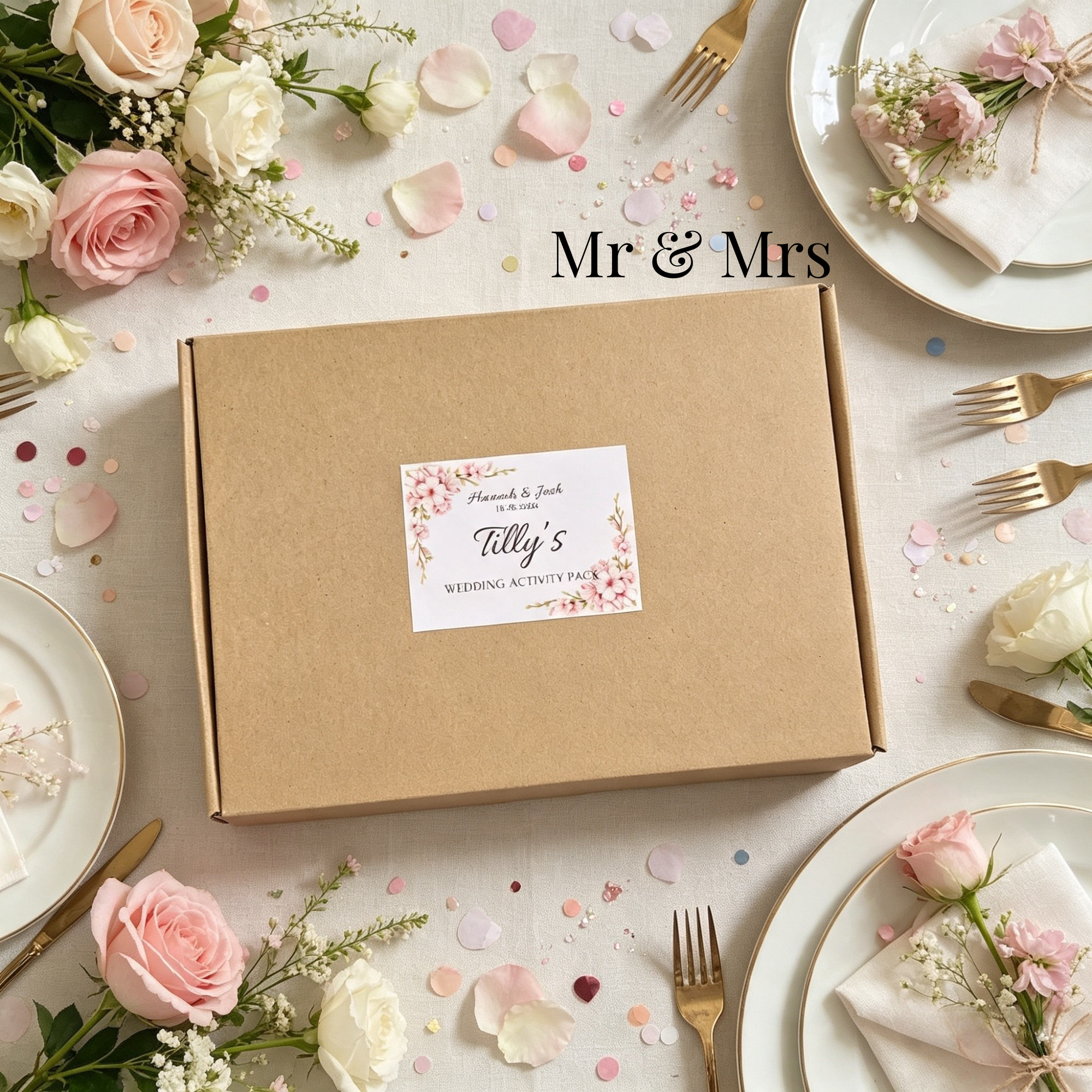 Teen Wedding Activity Pack - Age 10+ - Bride & Groom - Large Pack