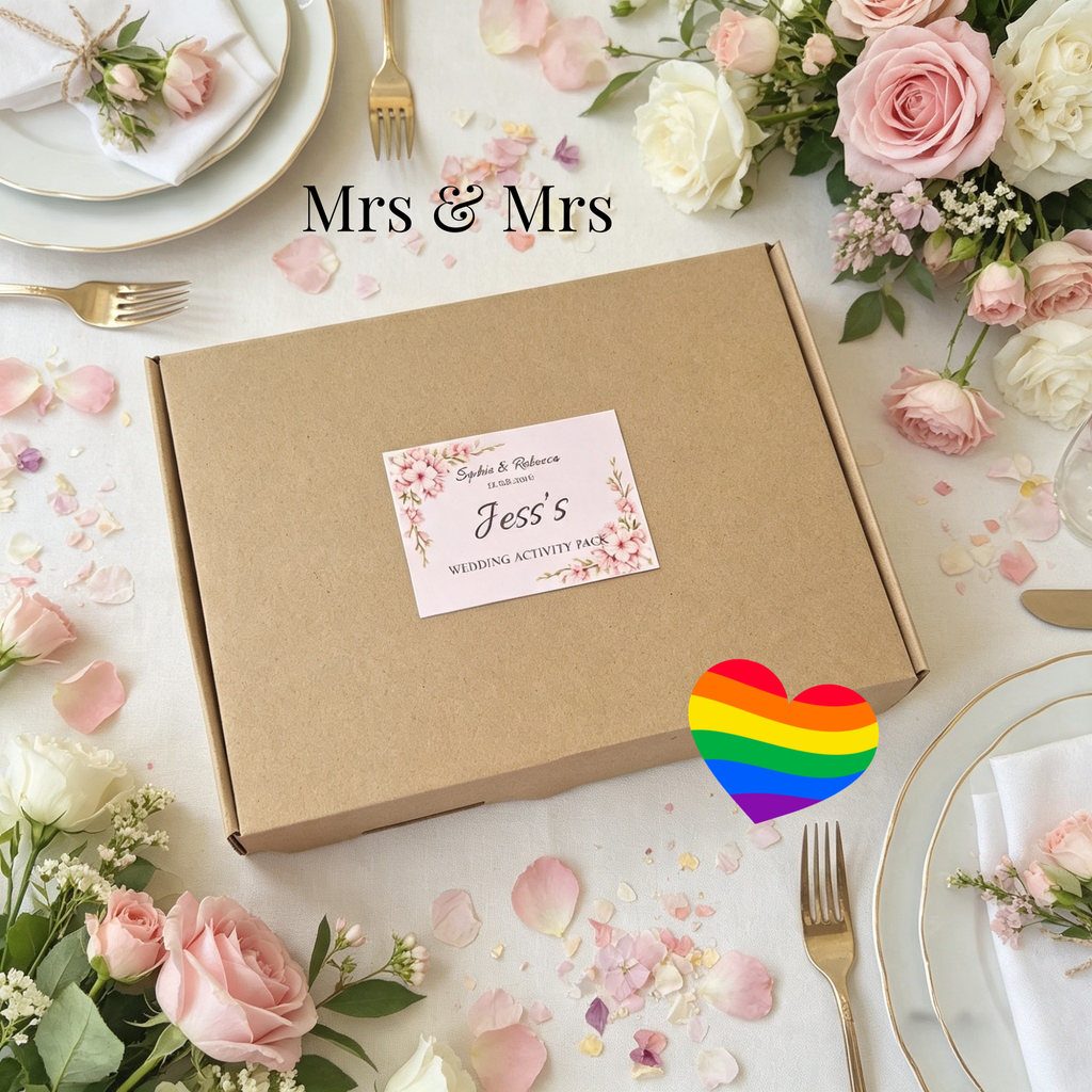 Teen Wedding Activity Pack - Age 10+ - Bride & Bride - Large Pack