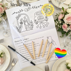 Teen Wedding Activity Pack - Age 10+ - Bride & Bride - Medium Pack