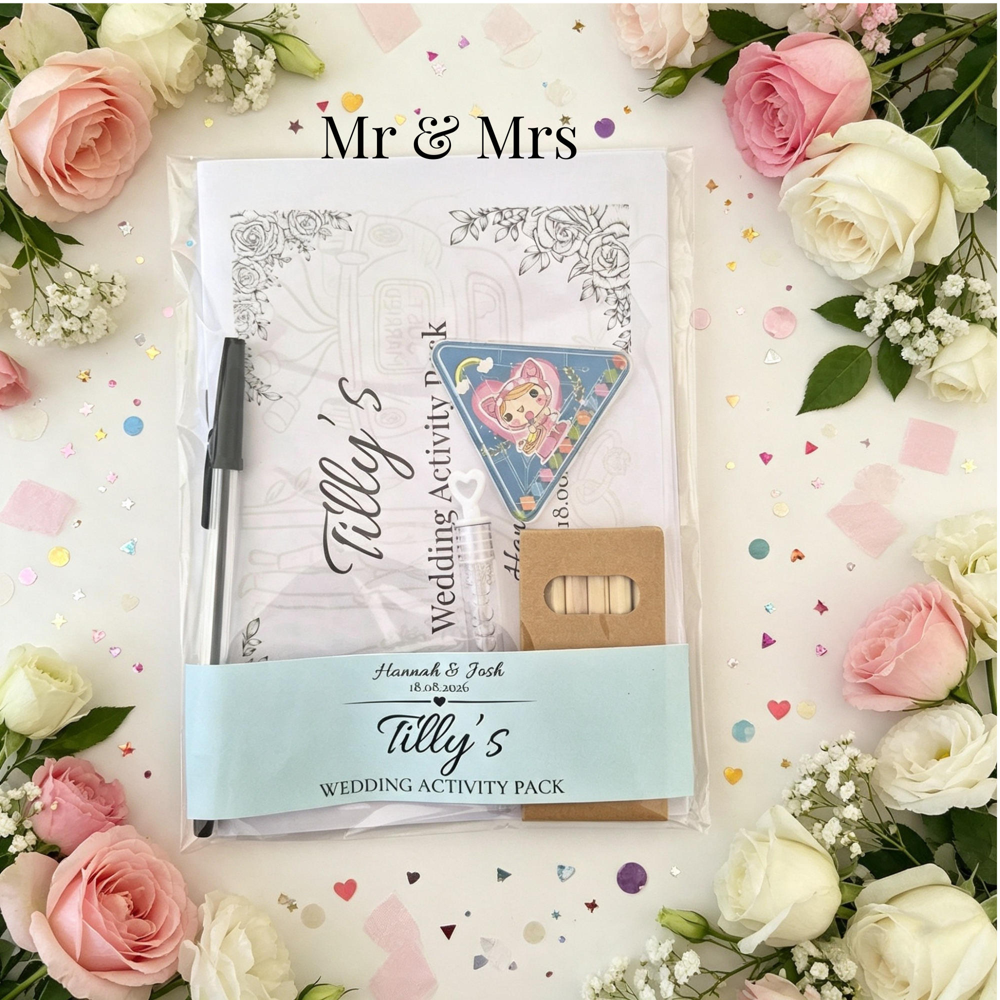 Teen Wedding Activity Pack - Age 10+ - Bride & Groom - Medium Pack